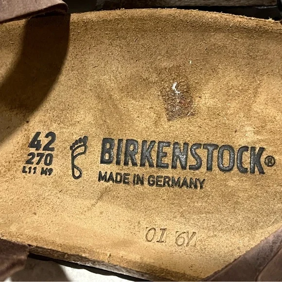 Birkenstock Yara Habana Ankle Strap Brown Leather Sandals Women’s 11 NEW - Picture 4 of 6